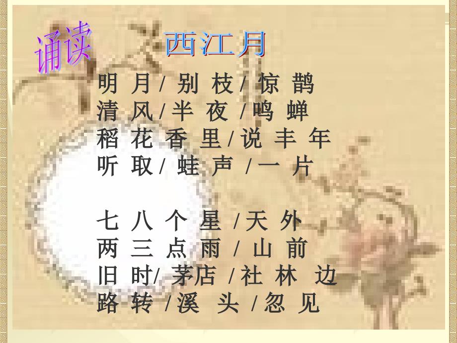 西江月夜行黄沙道中完整课件.ppt_第3页