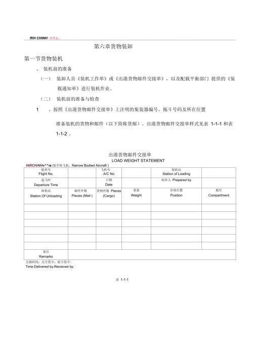 航空货物装载基础教程.docx