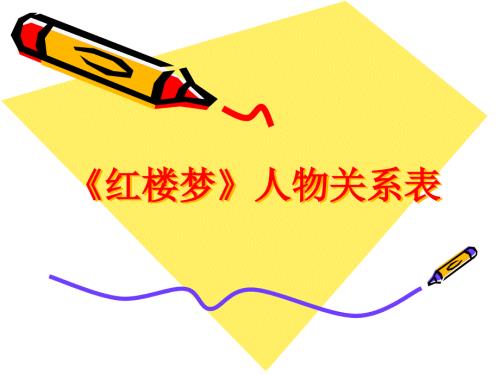 红楼梦人物关系表.ppt