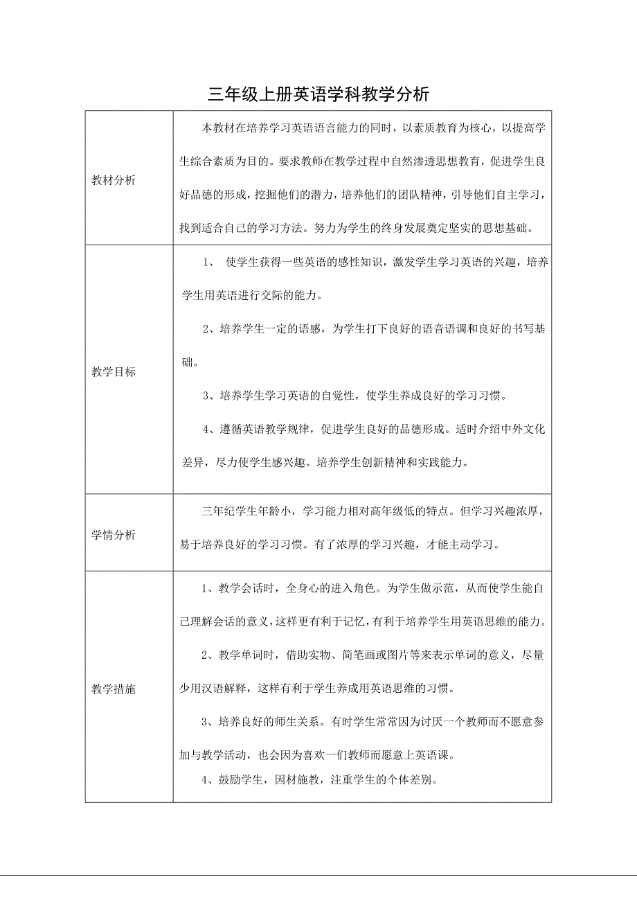 辽师大新版快乐英语三年级上册全册教案.doc_第2页