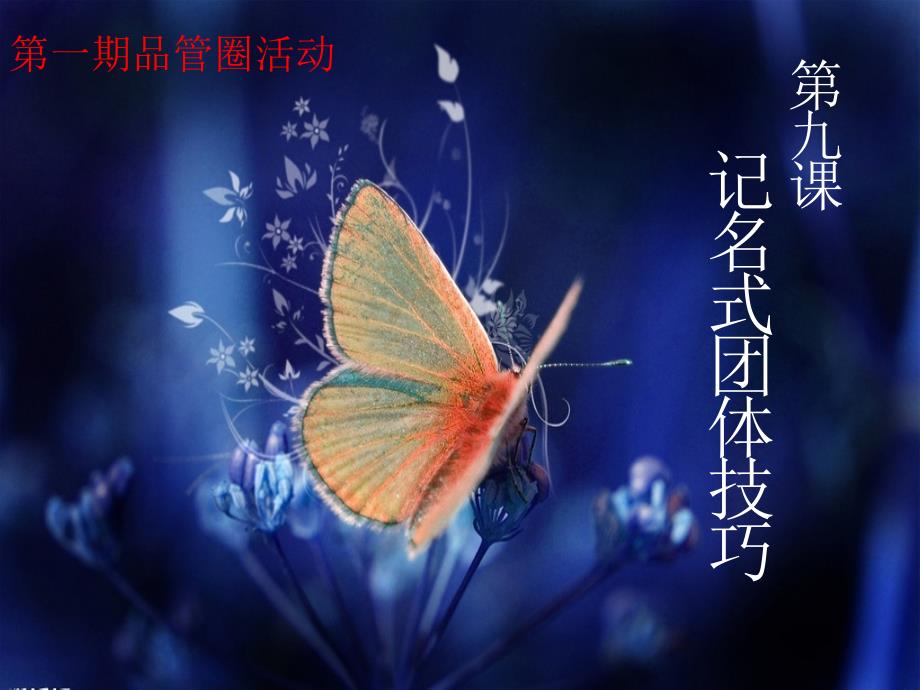 记名式团体技巧PPT课件.ppt_第1页