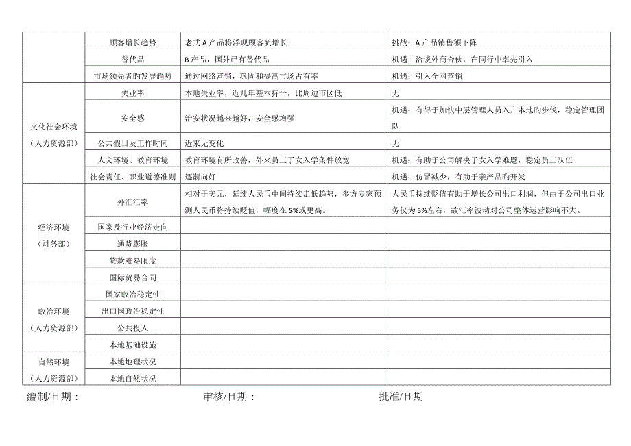 组织环境外部因素分析表实例.docx_第2页