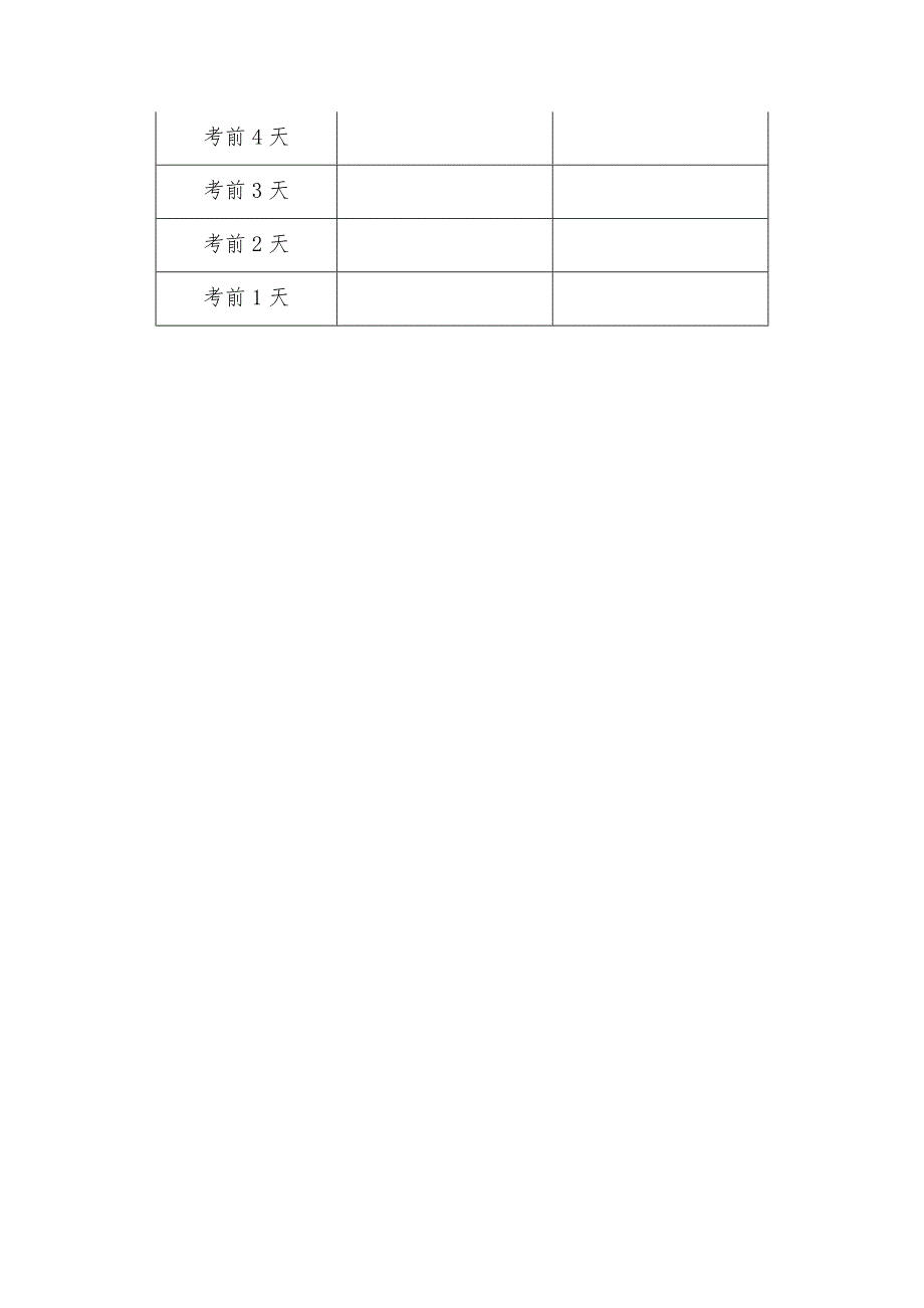 黑龙江省2022年高考考生每日体温测量及健康状况监测登记表.docx_第2页