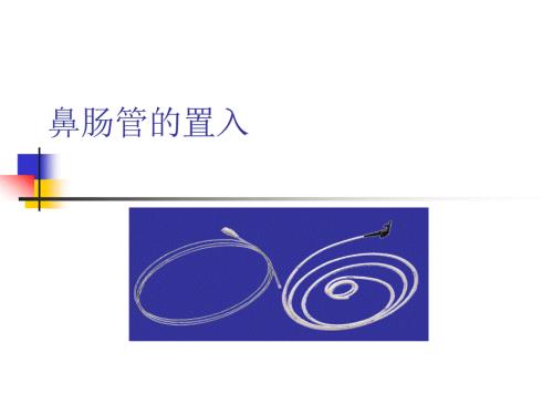 鼻肠管置入法PPT课件.ppt