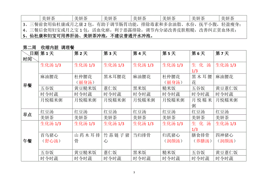 精品专题资料20222023年收藏广禾堂月子餐菜谱最全分析.doc_第3页