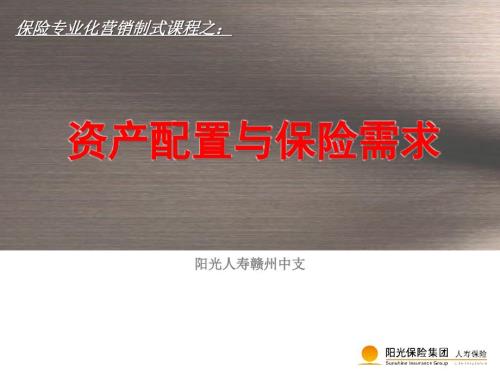 资产配置与保险PPT课件.pptx