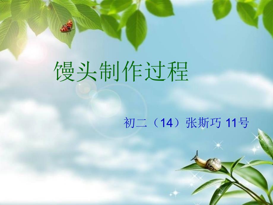馒头制作过程PPT课件.ppt_第1页