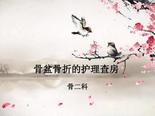 骨盆骨折病人的护理查房PPT.ppt