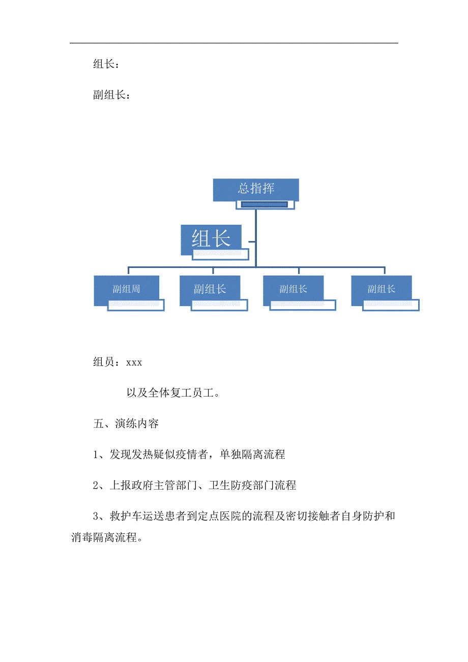 项目部疫情防控应急演练方案.docx_第2页
