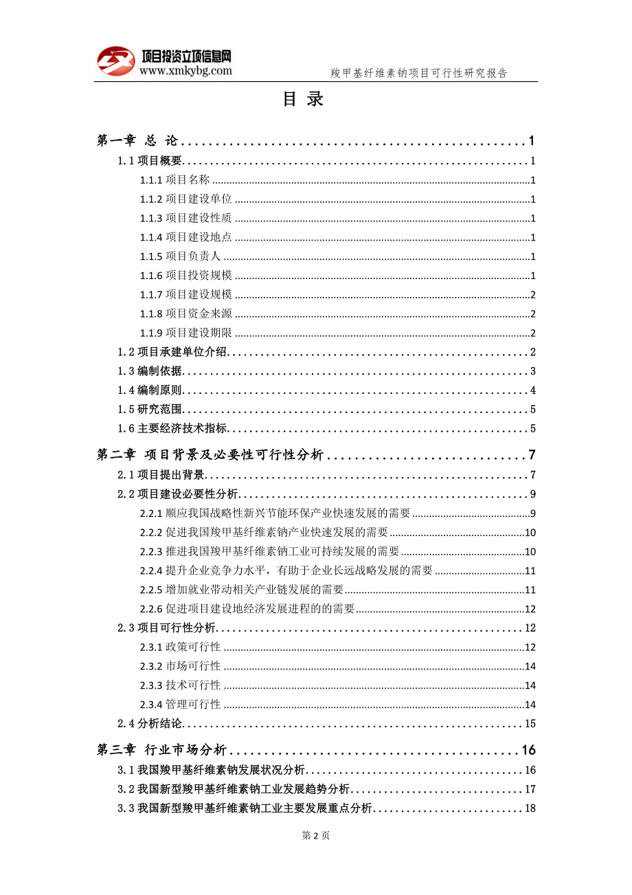 羧甲基纤维素钠项目可行性研究报告备案实用案例.doc_第3页