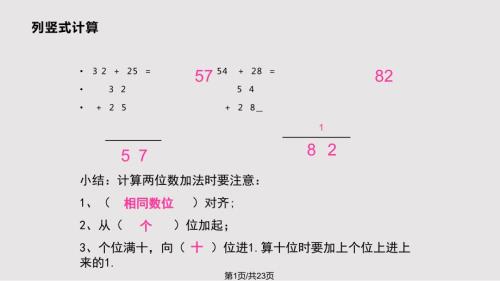 西师二年级下册数学三位数的加法公开课PPT课件.pptx