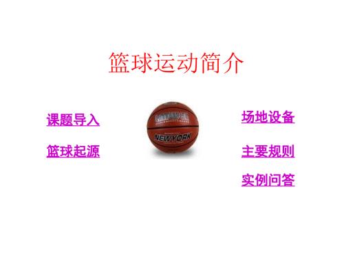 篮球运动简介PPT课件.ppt