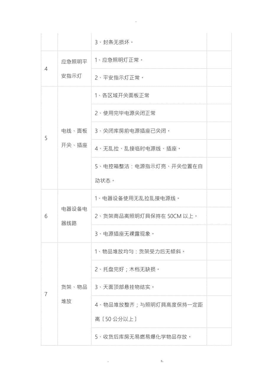 节期间物业安全检查表.doc_第2页