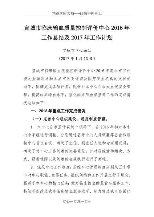 质控中心工作总结最后定稿.doc