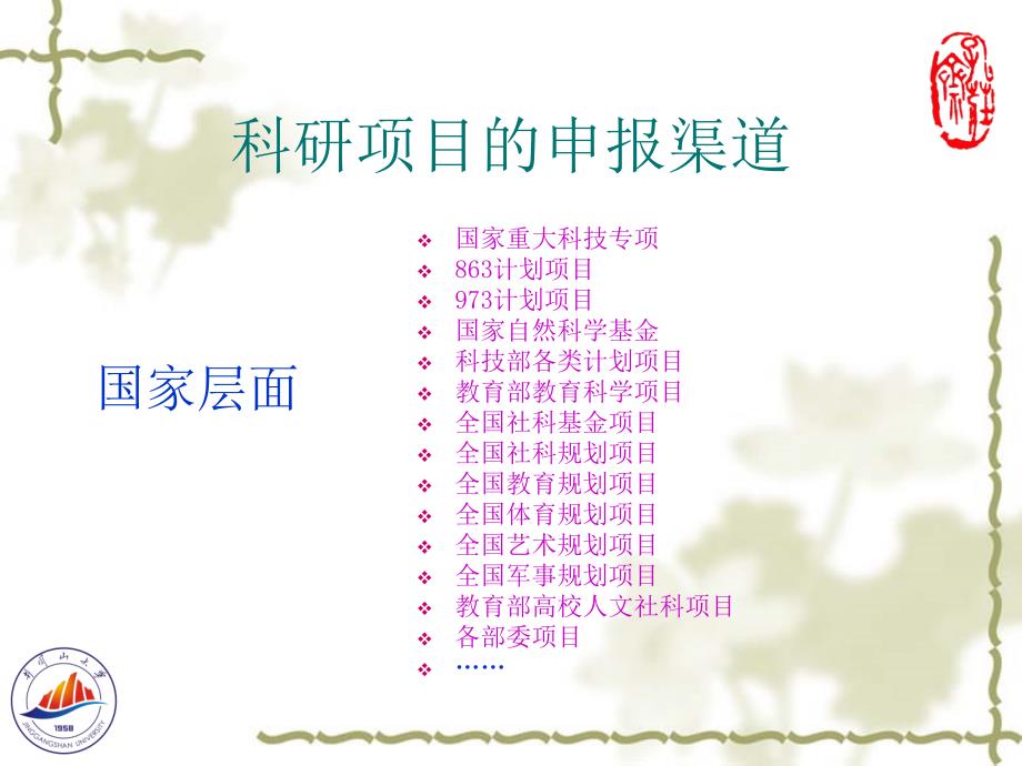 科研项目的类型及申报技巧.ppt_第3页