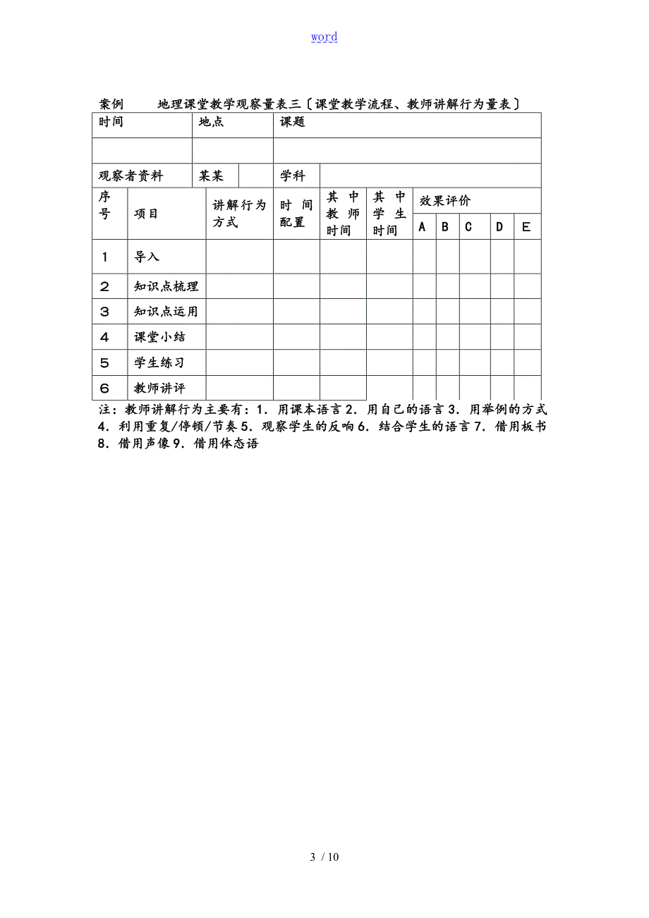 课堂观察量表范例.doc_第3页