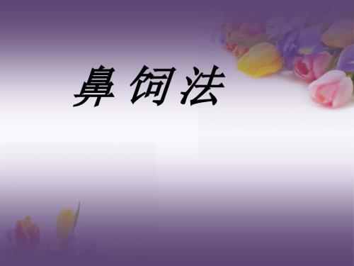 鼻饲法操作PPT.ppt