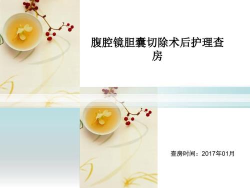 腹腔镜胆囊切除术后护理查房.pptx