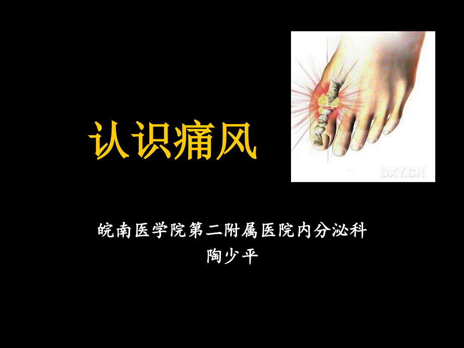 认识痛风病科普.ppt_第1页