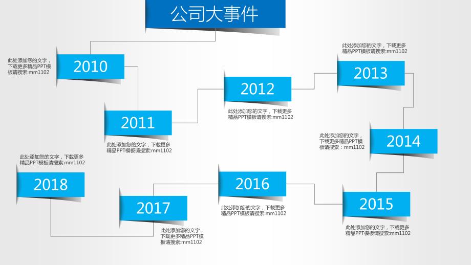 精选时间轴和发展历程模板.ppt_第3页