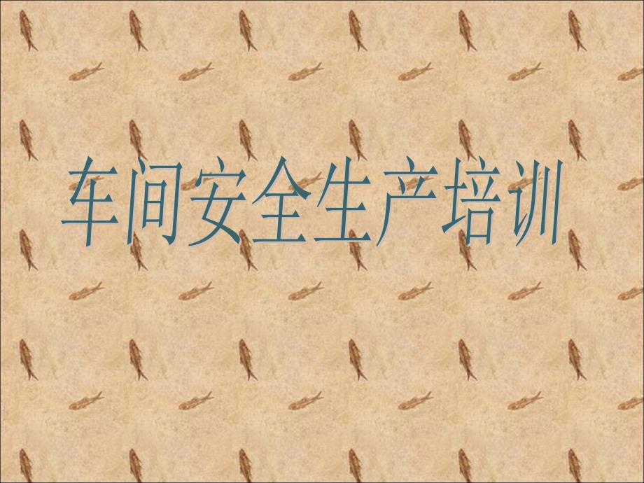 车间安全培训PPT课件.ppt_第1页
