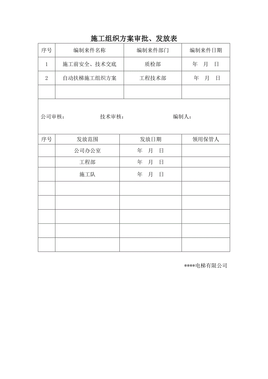 自动扶梯安装大修改造施工组织方案.doc_第2页