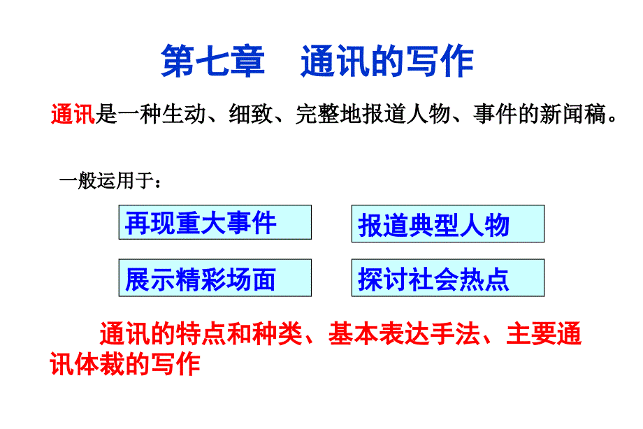 通讯的写作PPT课件.ppt_第1页
