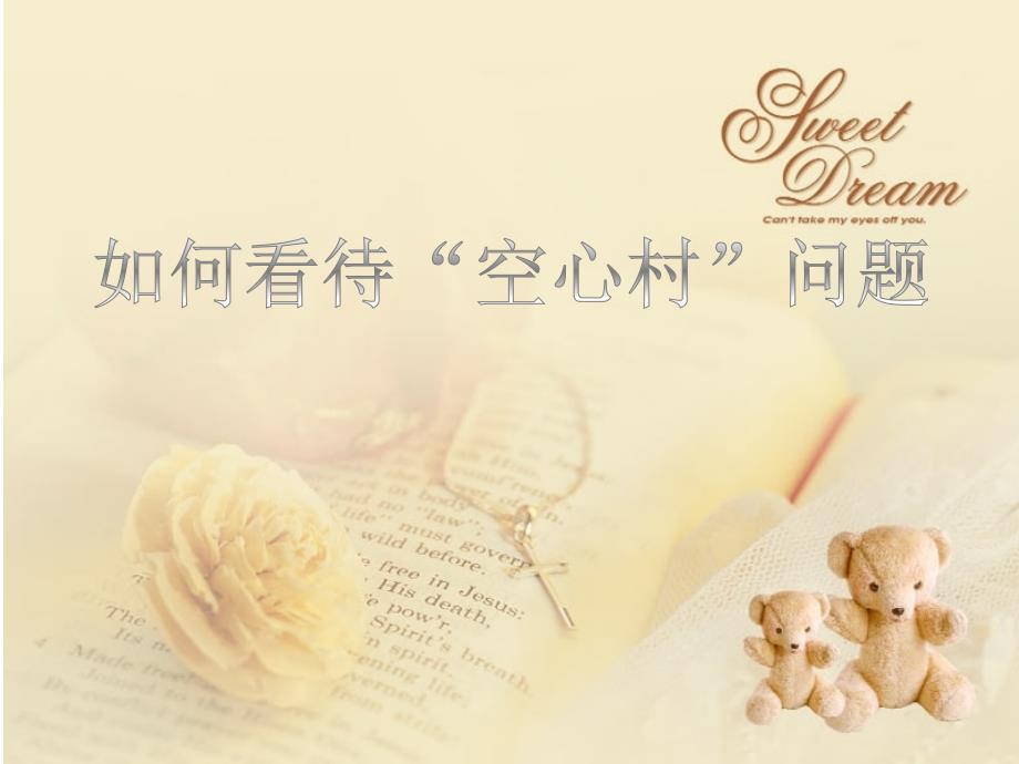 空心村问题PPT课件.ppt_第1页