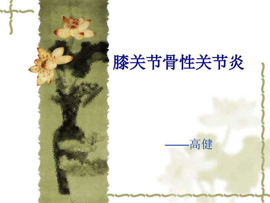 膝关节骨性关节炎精.ppt_第1页