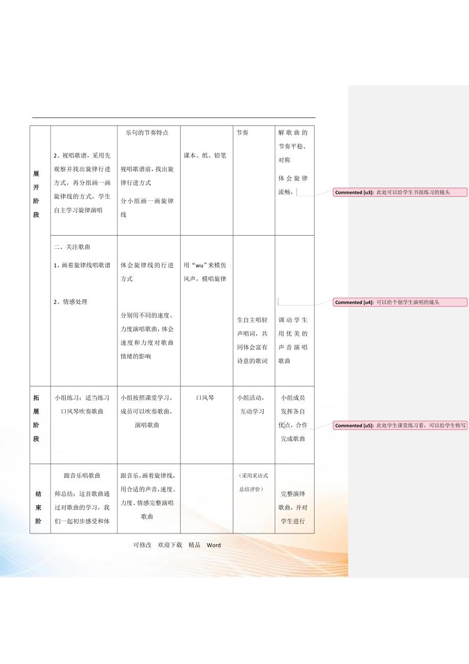 花城版四年级音乐下册第6课歌曲西风的话教学设计.doc_第3页