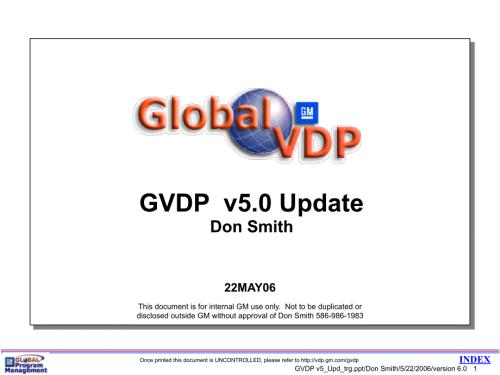 通用汽车GVDP全球整车开发流程原版.ppt