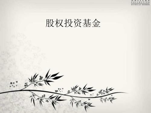 股权投资基金PPT课件.pptx
