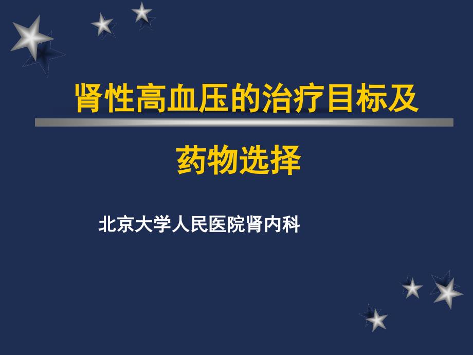 肾性高血压的治疗药物.ppt_第1页