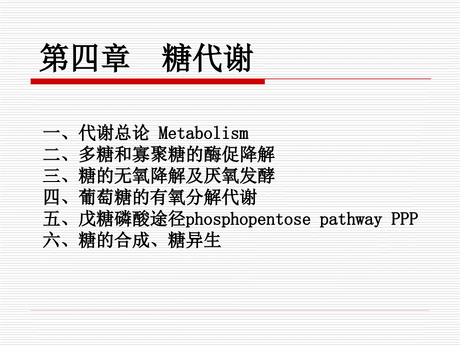 糖的代谢PPT课件.ppt_第1页
