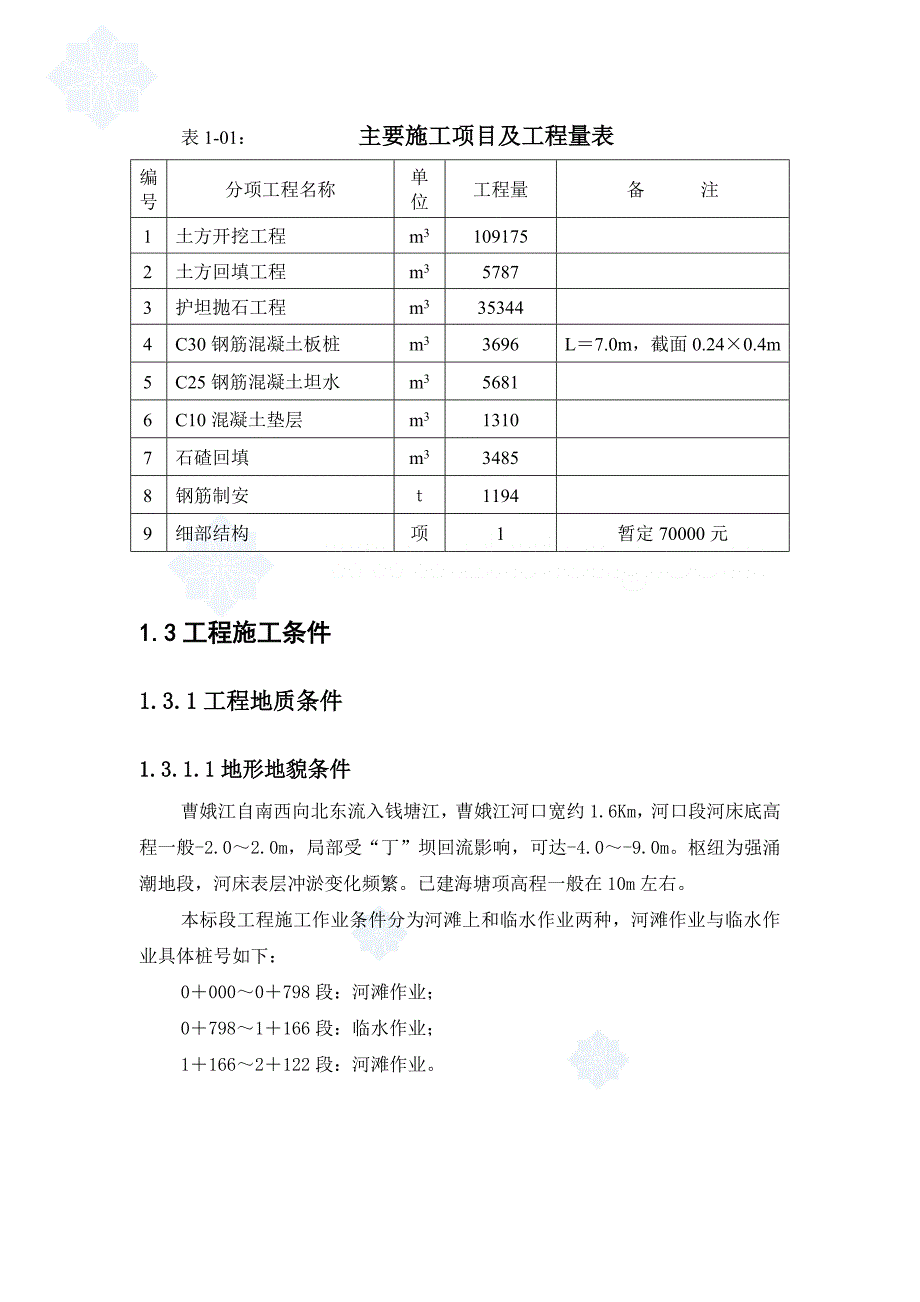 绍兴市某大闸堤防施工组织设计.doc_第2页