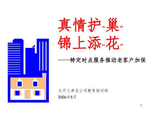 老客户加保PPT演示课件.ppt