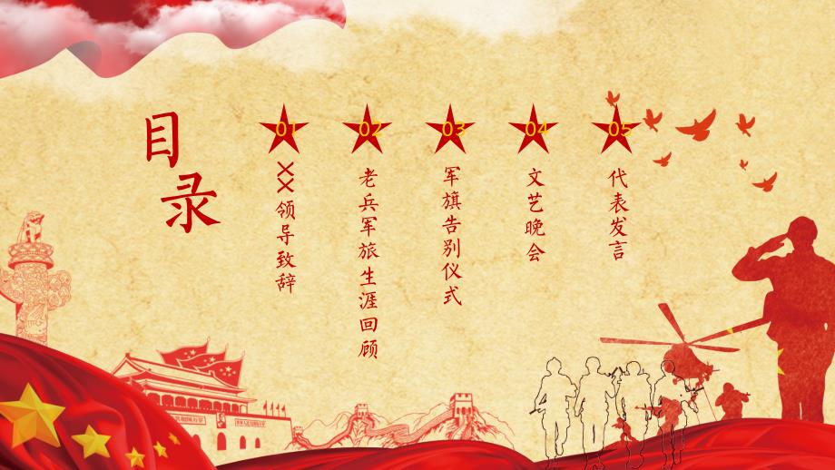 老兵光荣退伍通用内容宣讲PPT课件.pptx_第2页
