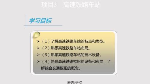 高速铁路车站PPT课件.pptx