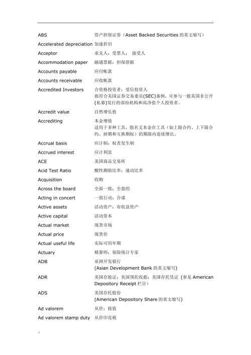 银行术语中英文对照.doc