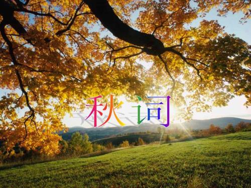 词其一课件共30张PPT.ppt