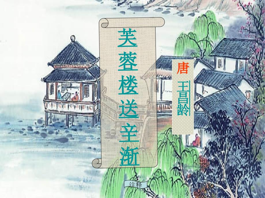 芙蓉楼送辛渐课件ppt课件.ppt_第2页