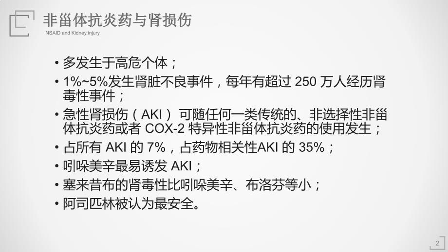 非甾体抗炎药治疗对肾脏的影响.ppt_第2页