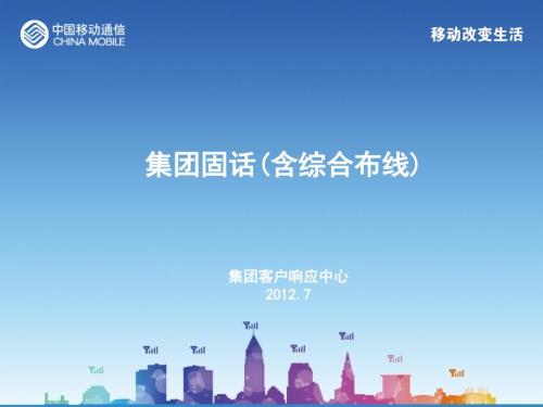 集团固话含综合布线.ppt