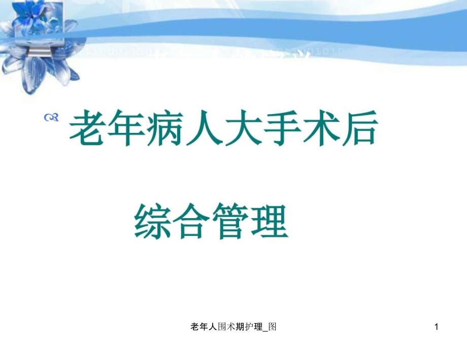 老年人围术期护理图课件.ppt_第1页