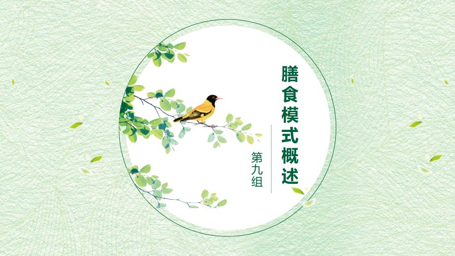 膳食模式概述.ppt_第1页