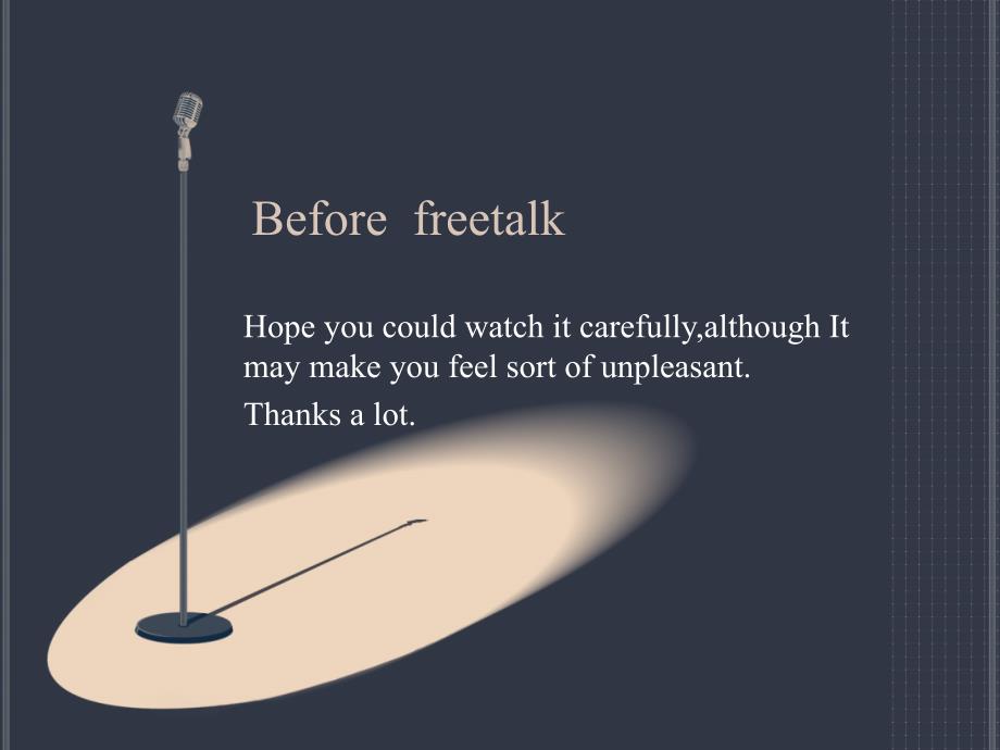 英语课freetalk展示作品.ppt_第1页