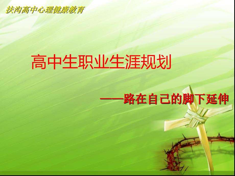 高一生职业生涯规划PPT.ppt_第1页