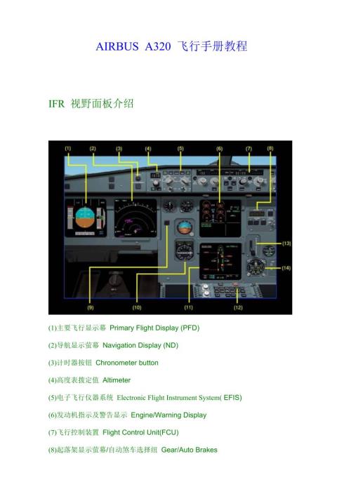 空客A320飞行手册教程.doc