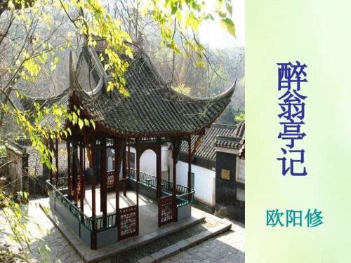 醉翁亭记ppt优秀课件.ppt