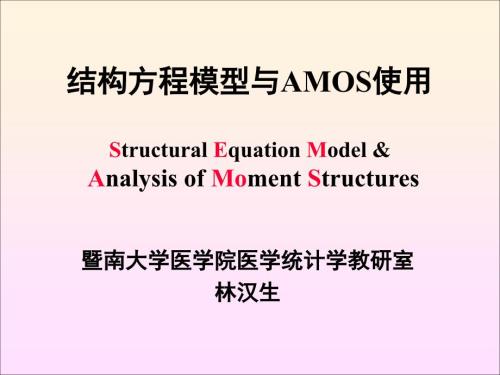 结构方程模型与AMOS使用.ppt
